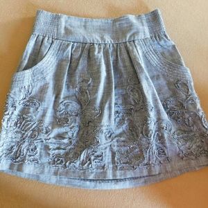 Stooshy gray Mini skirt